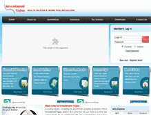 Tablet Screenshot of investmentyojna.com